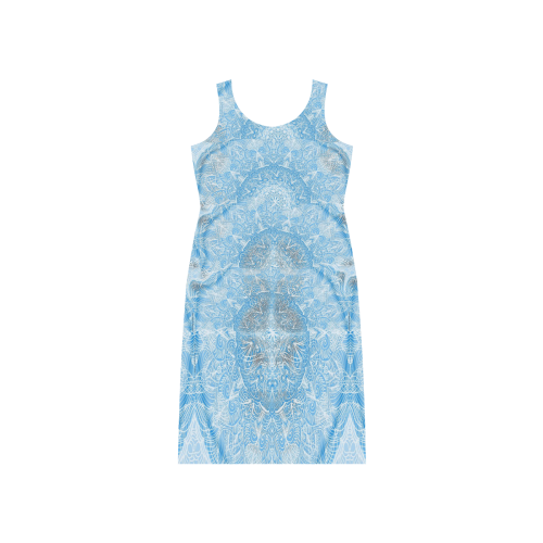 pastel 3 Phaedra Sleeveless Open Fork Long Dress (Model D08)