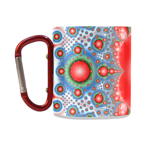 Polka dot - Dot Fractal - funny dots Classic Insulated Mug(10.3OZ)
