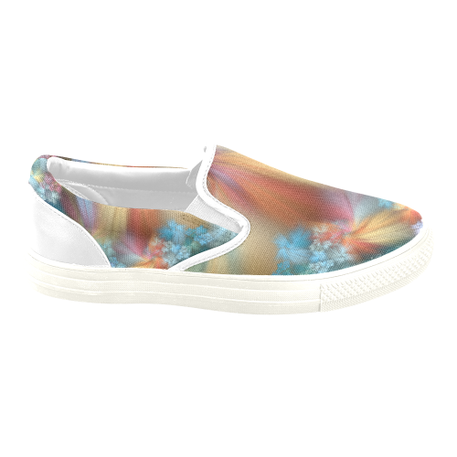 Evidence of Angels Unusual Canvas Shoes Women's Unusual Slip-on Canvas Shoes (Model 019)