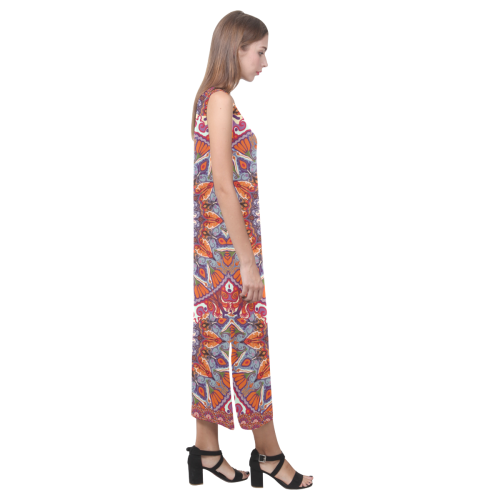 boho-mandala1 Phaedra Sleeveless Open Fork Long Dress (Model D08)