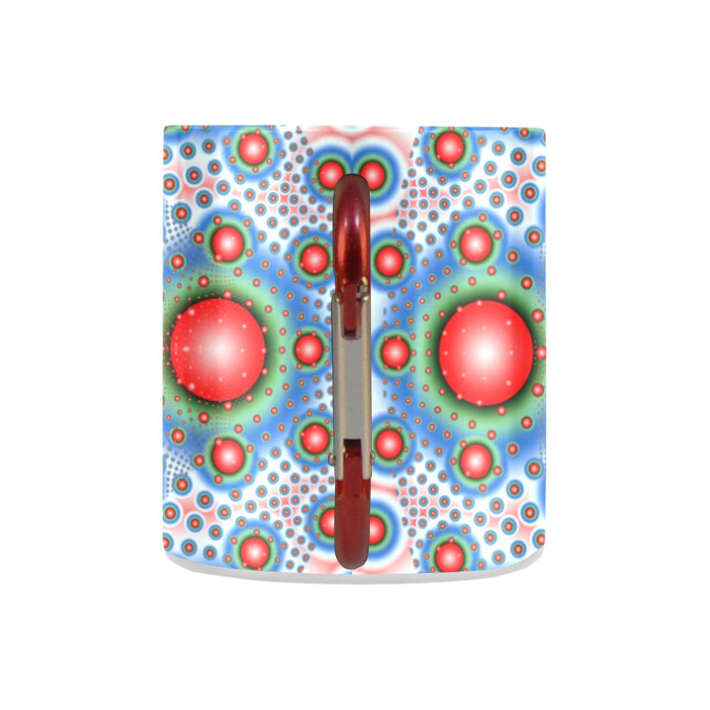 Polka dot - Dot Fractal - funny dots Classic Insulated Mug(10.3OZ)