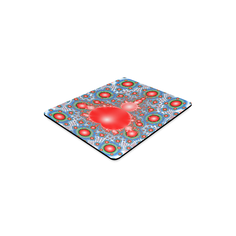Polka dot - Dot Fractal - funny dots Rectangle Mousepad