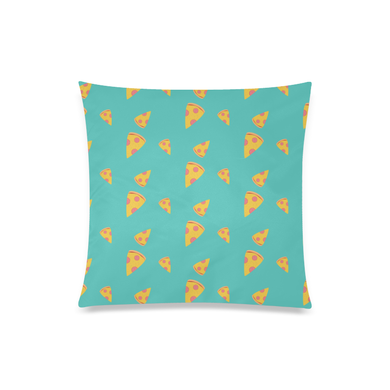 Pizza slices   - pizza and slice Custom Zippered Pillow Case 20"x20"(One Side)