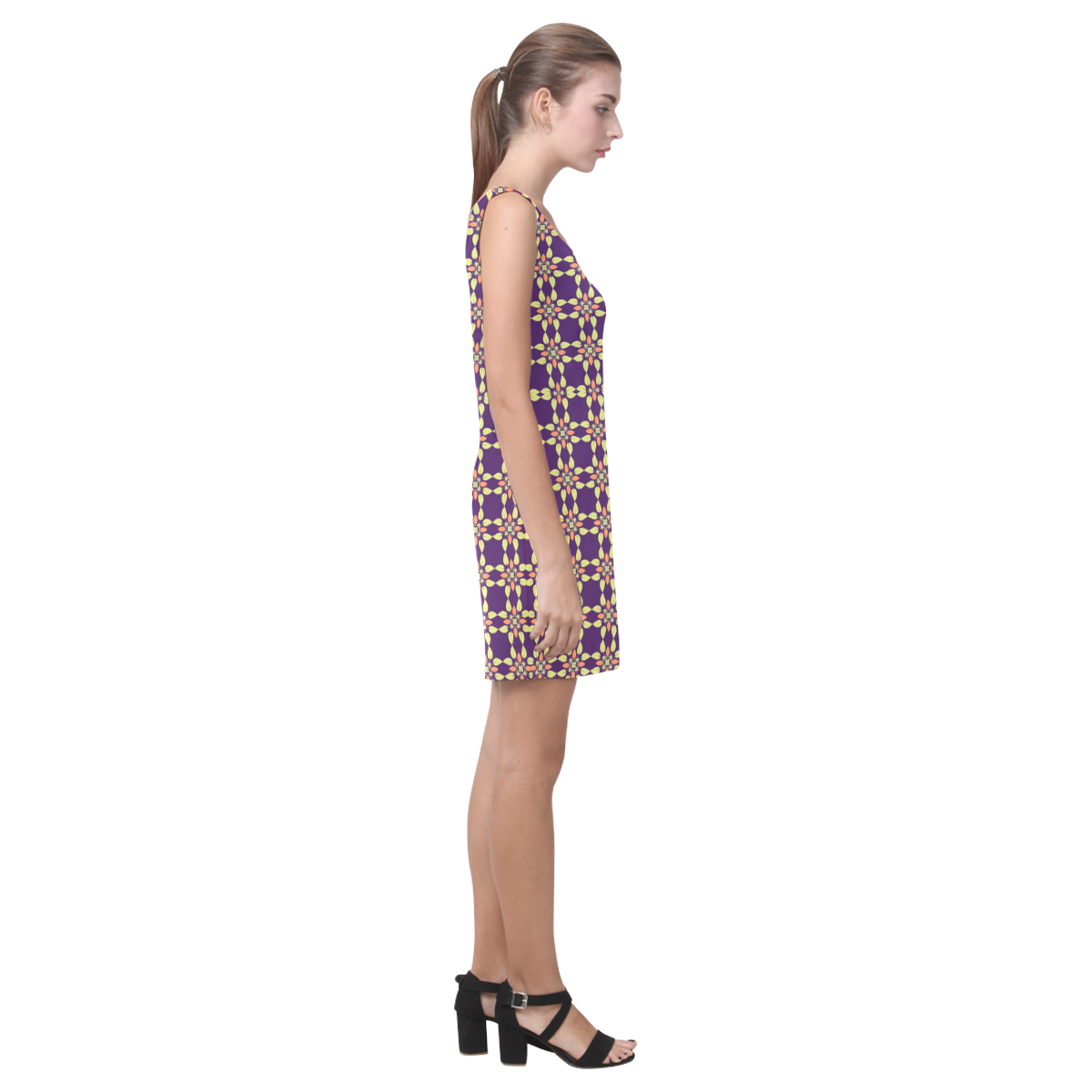 Purple Medea Vest Dress (Model D06)