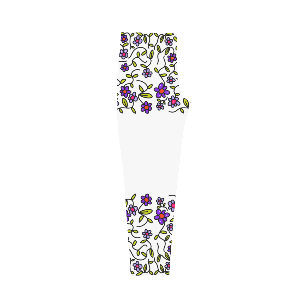 Floral Capri Legging (Model L02)