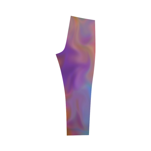 rainbow blobs Capri Legging (Model L02)