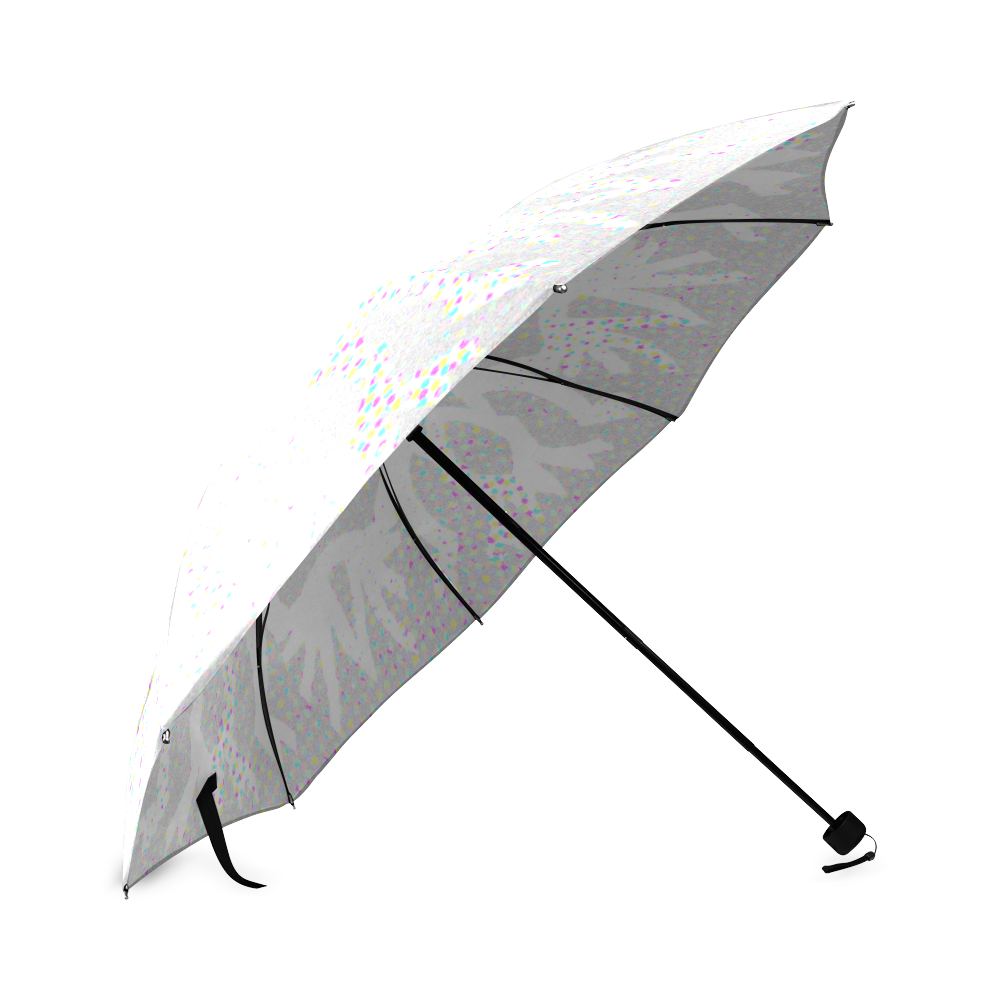Snowflake Pop Art Foldable Umbrella (Model U01)