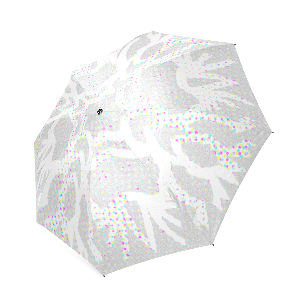 Snowflake Pop Art Foldable Umbrella (Model U01)