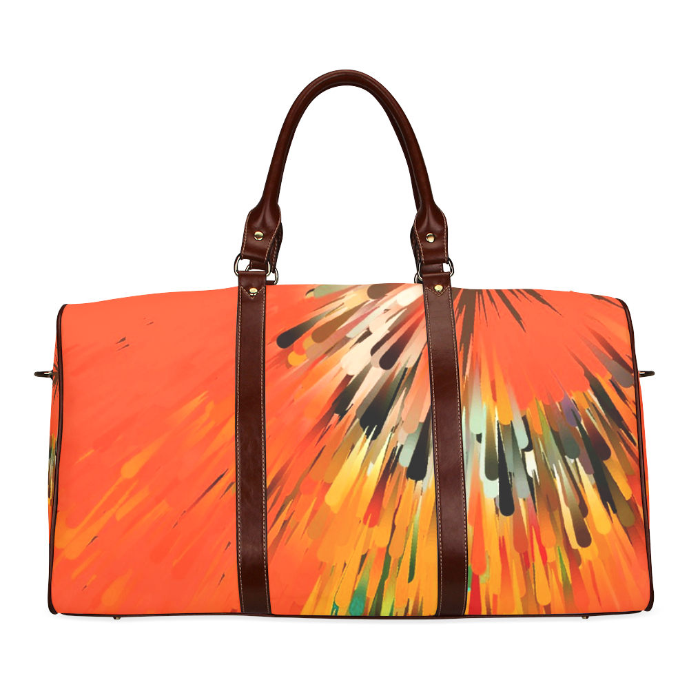 Orange Dream by Artdream Waterproof Travel Bag/Large (Model 1639)