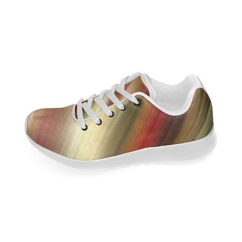 Fall Time Colored Gradient Diagonal Stripes Women’s Running Shoes (Model 020)