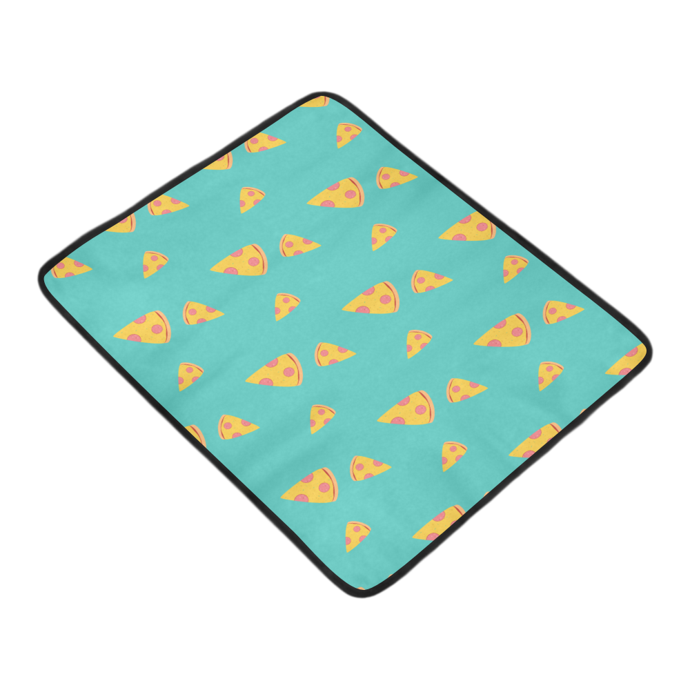 Pizza slices   - pizza and slice Beach Mat 78"x 60"