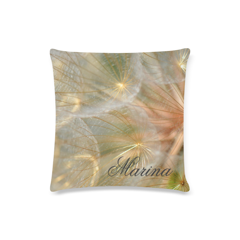 Glowing in teh Sun with Name Custom Zippered Pillow Case 16"x16"(Twin Sides)