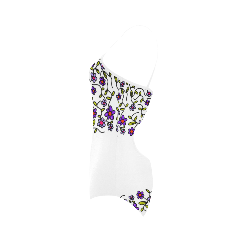 Floral Strap Swimsuit ( Model S05)