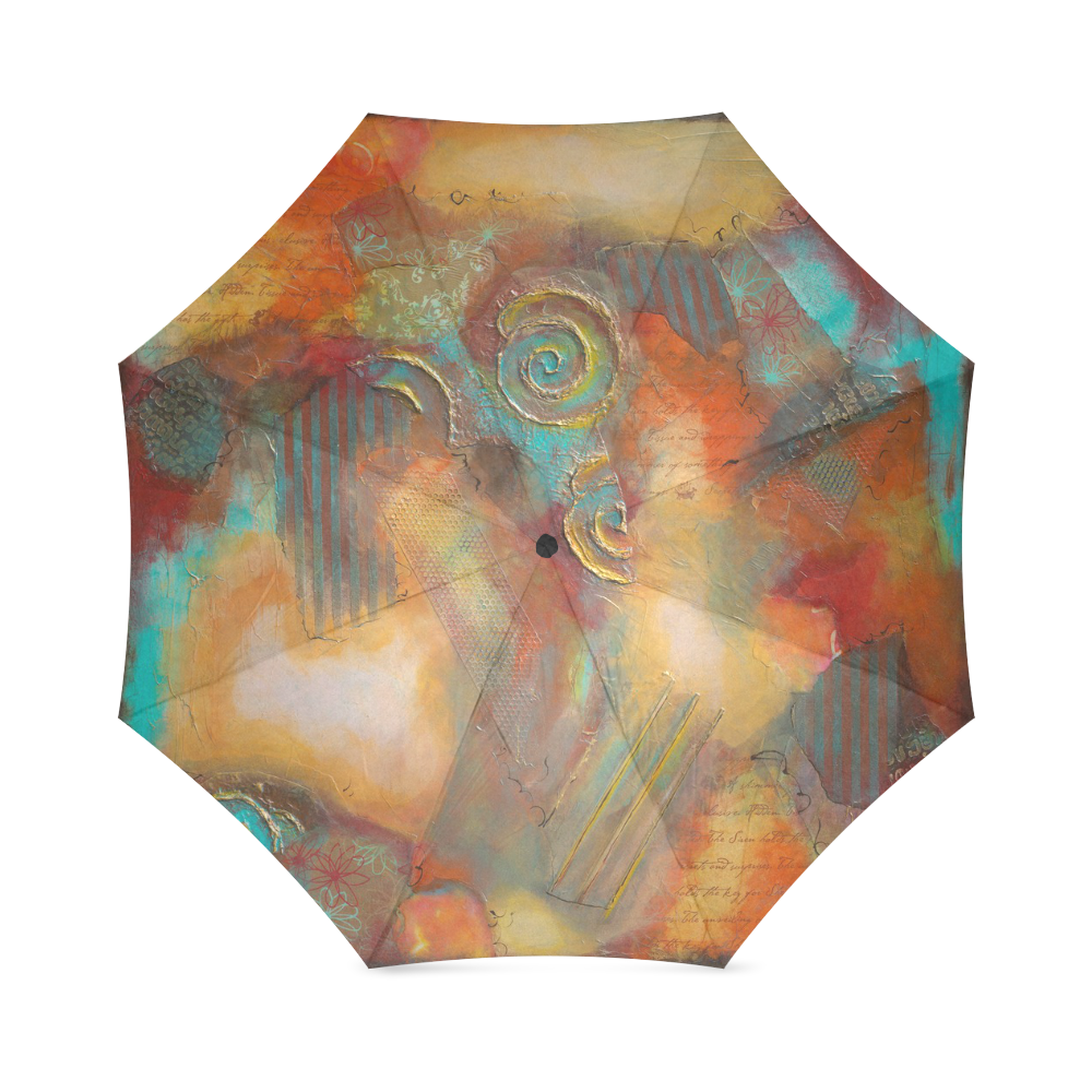 "YESTERDAY"-UMBRELLA Foldable Umbrella (Model U01)