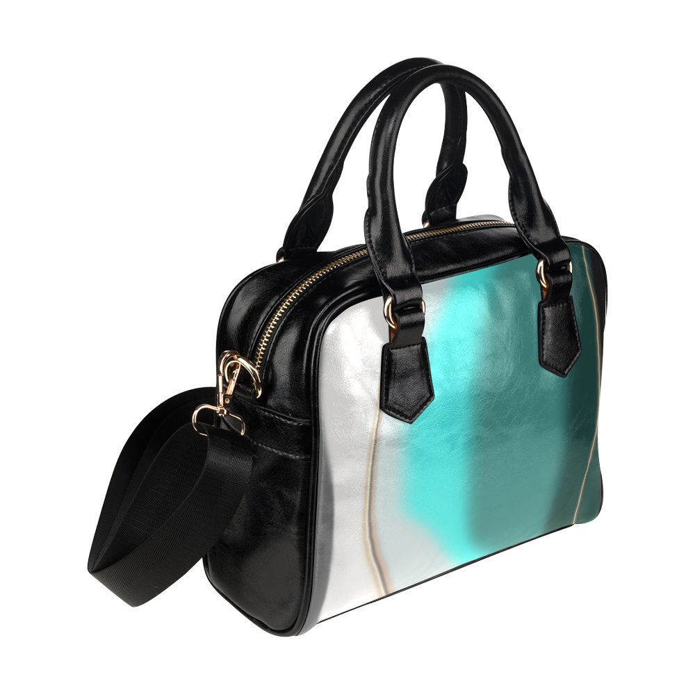 Abstract Shoulder Handbag (Model 1634)
