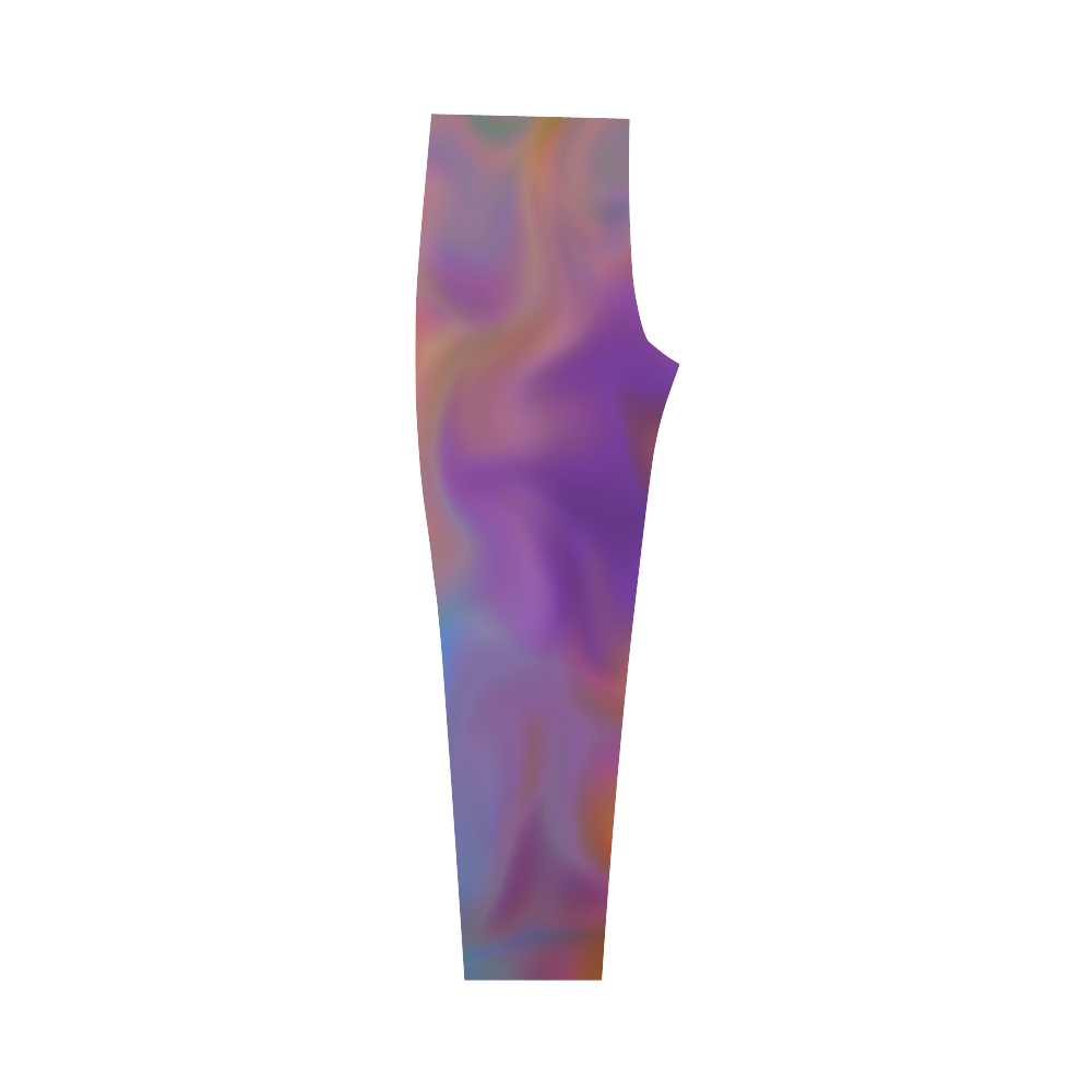 rainbow blobs Capri Legging (Model L02)