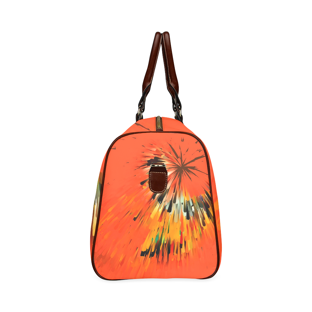 Orange Dream by Artdream Waterproof Travel Bag/Large (Model 1639)