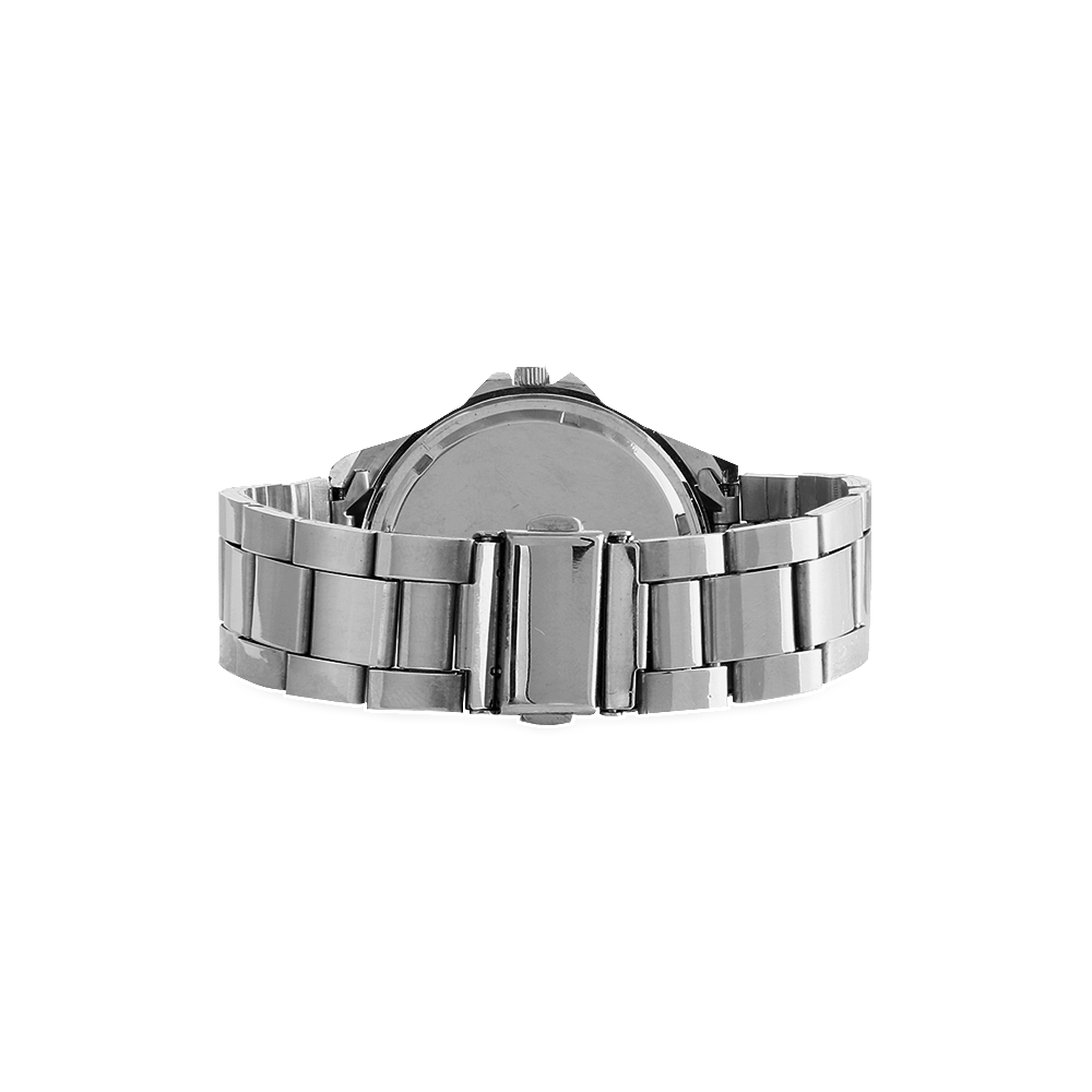 Abstract Unisex Stainless Steel Watch(Model 103)