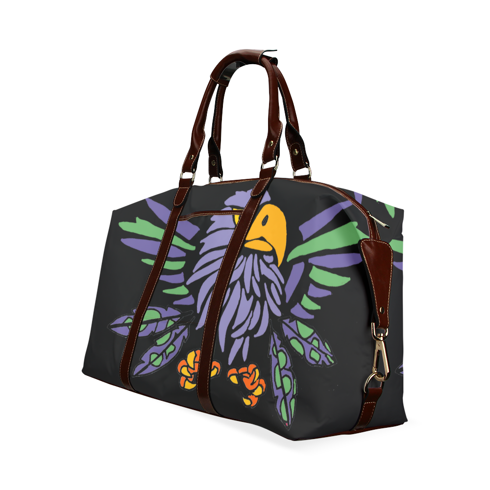 Eagle and Feathers Abstract Classic Travel Bag (Model 1643)
