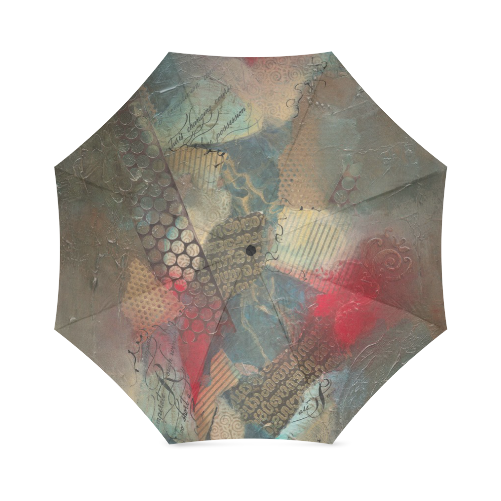 "HEY JUDE"-UMBRELLA Foldable Umbrella (Model U01)