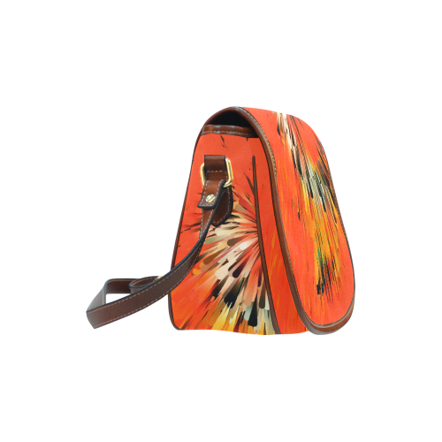 Orange Dream by Artdream Saddle Bag/Large (Model 1649)