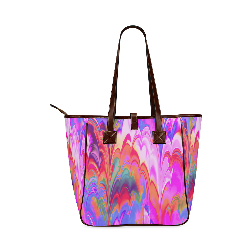 fractal marbled 21B Classic Tote Bag (Model 1644)