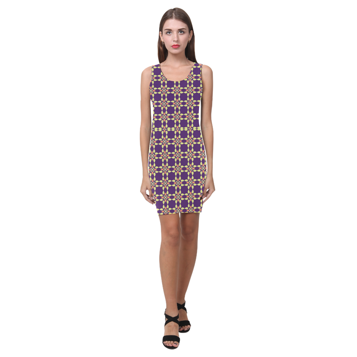 Purple Medea Vest Dress (Model D06)