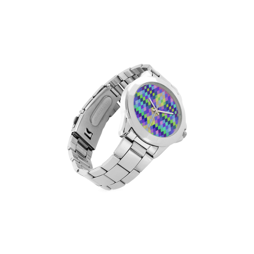 Abstract Unisex Stainless Steel Watch(Model 103)