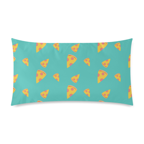 Pizza slices   - pizza and slice Custom Rectangle Pillow Case 20"x36" (one side)