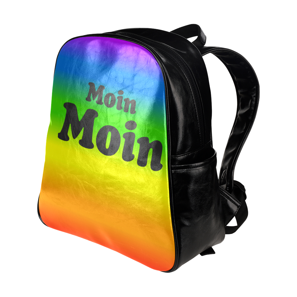Regenbogen Multi-Pockets Backpack (Model 1636)