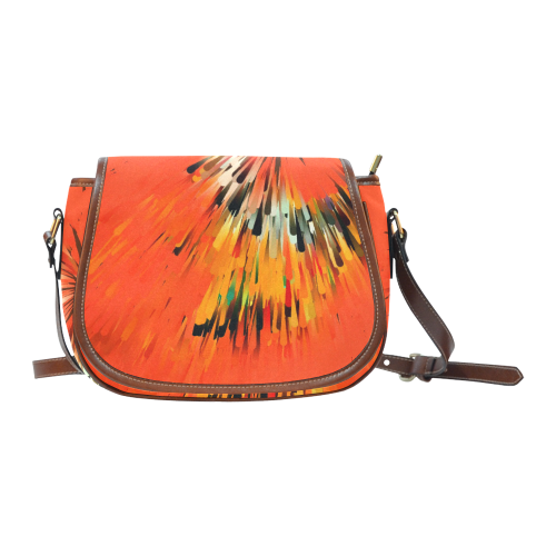 Orange Dream by Artdream Saddle Bag/Large (Model 1649)