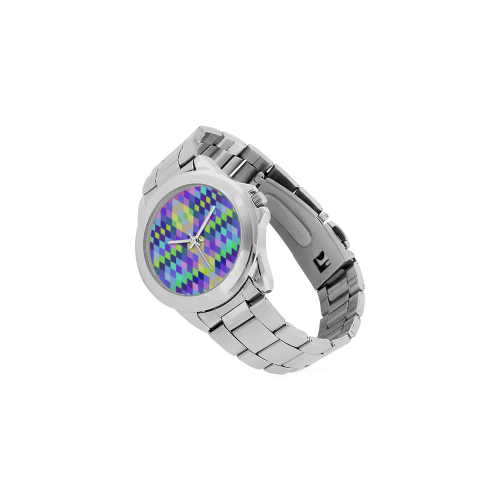 Abstract Unisex Stainless Steel Watch(Model 103)