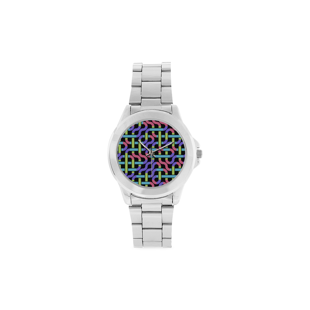 Labyrinth Unisex Stainless Steel Watch(Model 103)