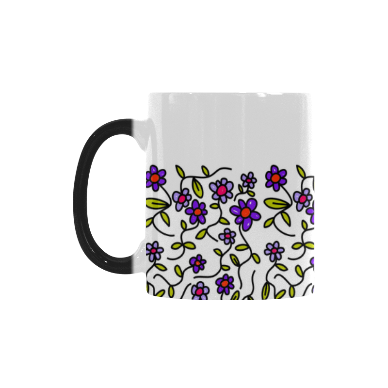 Floral Custom Morphing Mug