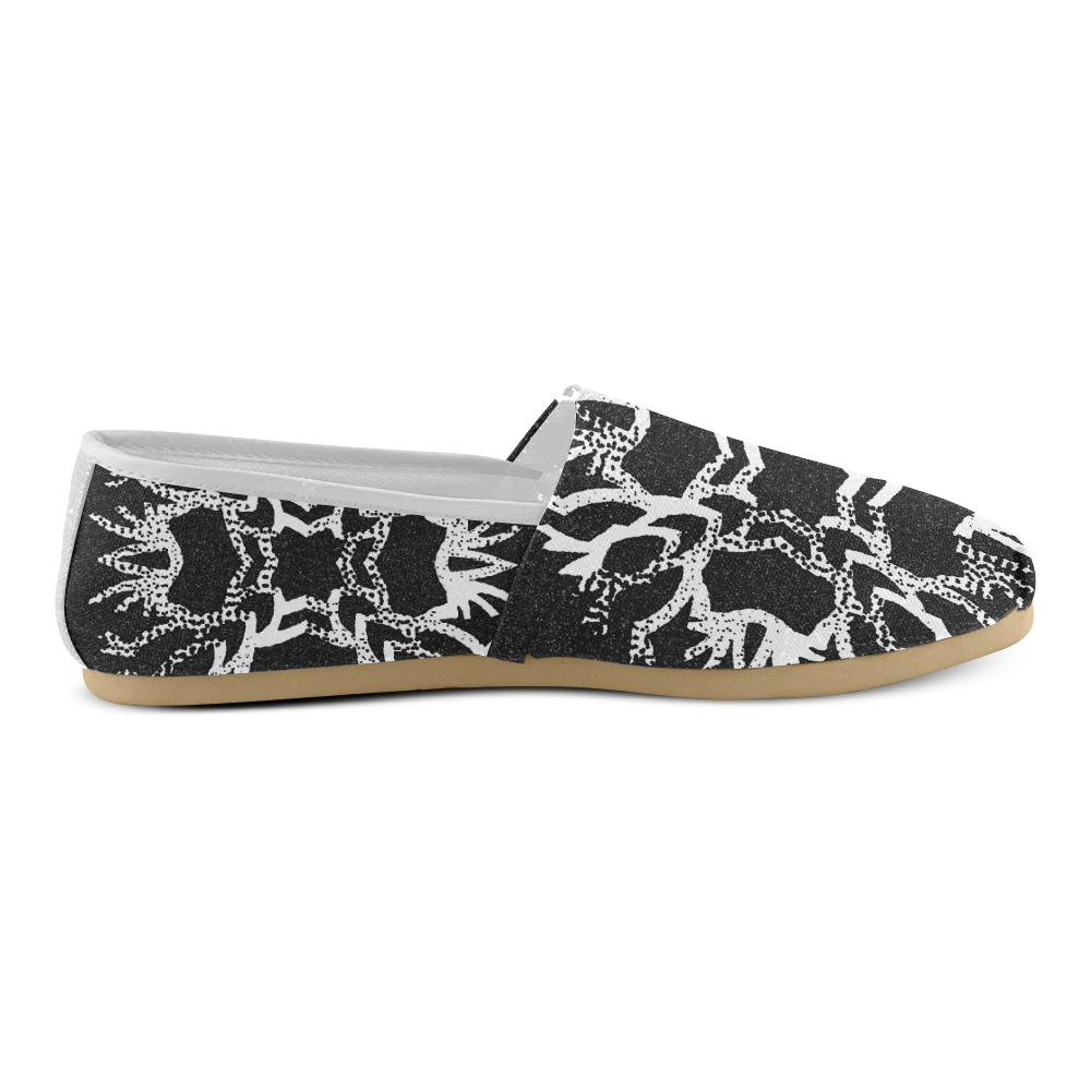 Snowflake Dark Art Unisex Casual Shoes (Model 004) | ID: D665515