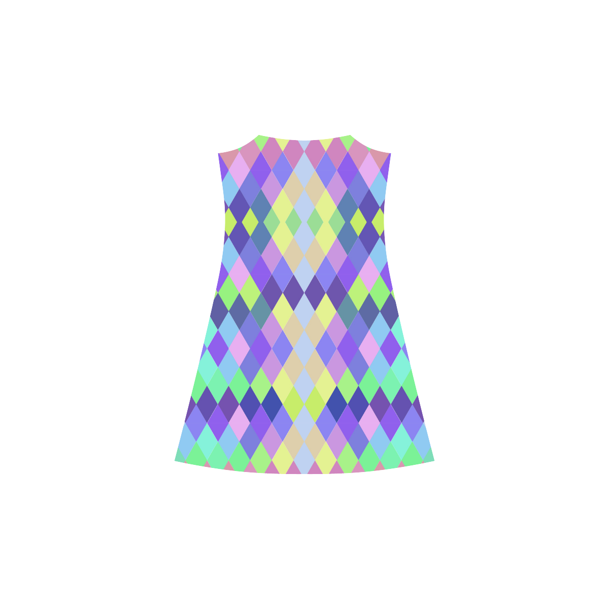 Abstract Alcestis Slip Dress (Model D05)