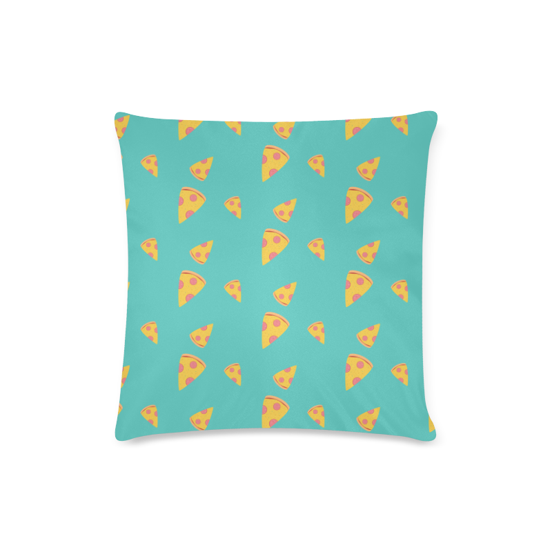 Pizza slices   - pizza and slice Custom Zippered Pillow Case 16"x16" (one side)