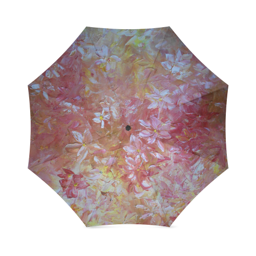 Rokinronda Flower Art Foldable Umbrella (Model U01)