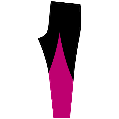 Pink Schwarz Cassandra Women's Leggings (Model L01)