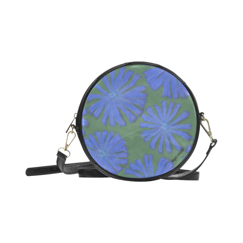 Chicory. Inspired by the Magic Island of Gotland. Round Sling Bag (Model 1647)