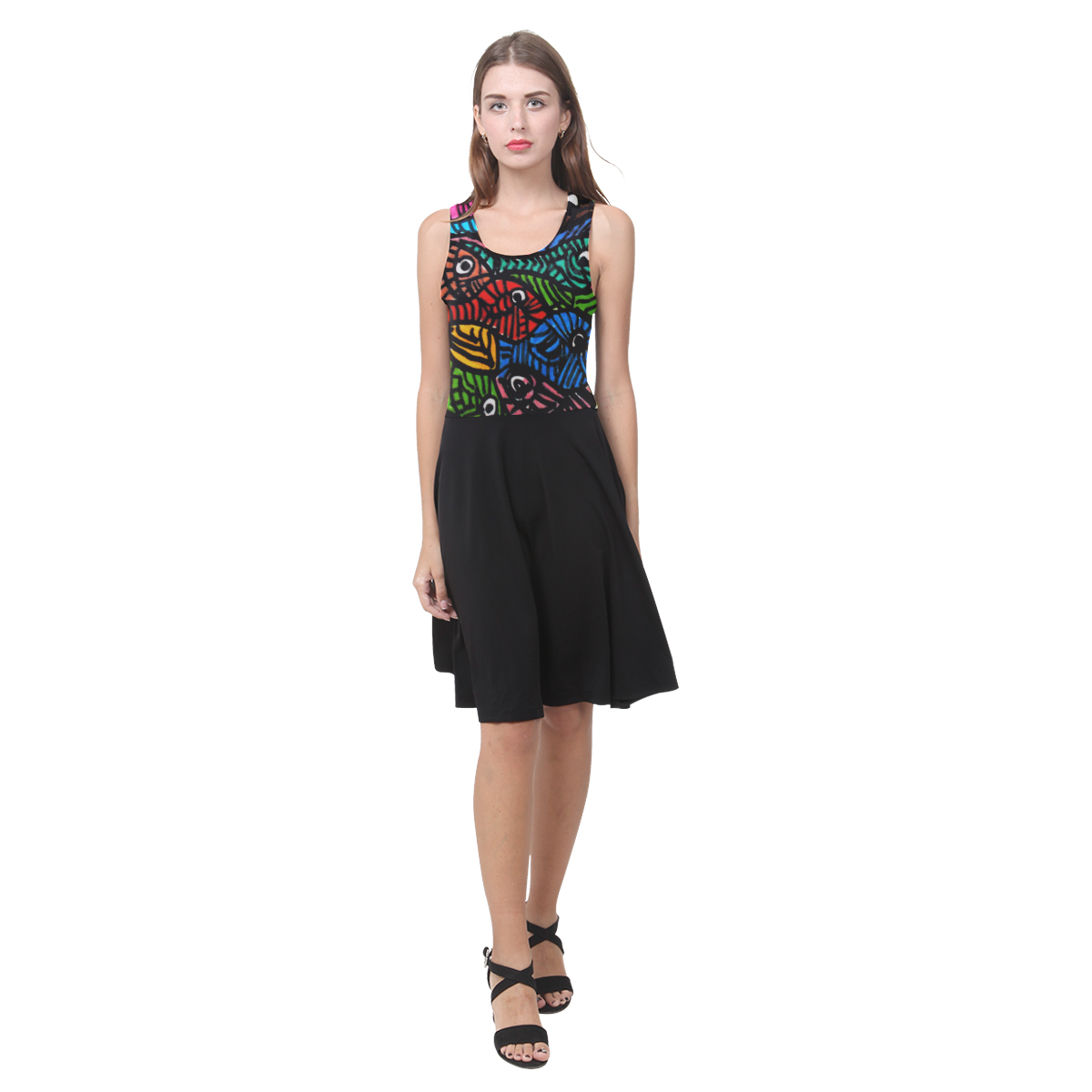 Fishy Fishy Atalanta Casual Sundress(Model D04)