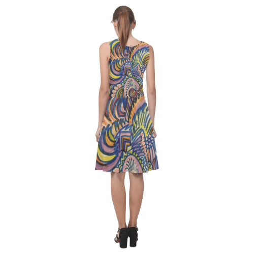 Ocean Reflection by rokinronda Atalanta Casual Sundress(Model D04)