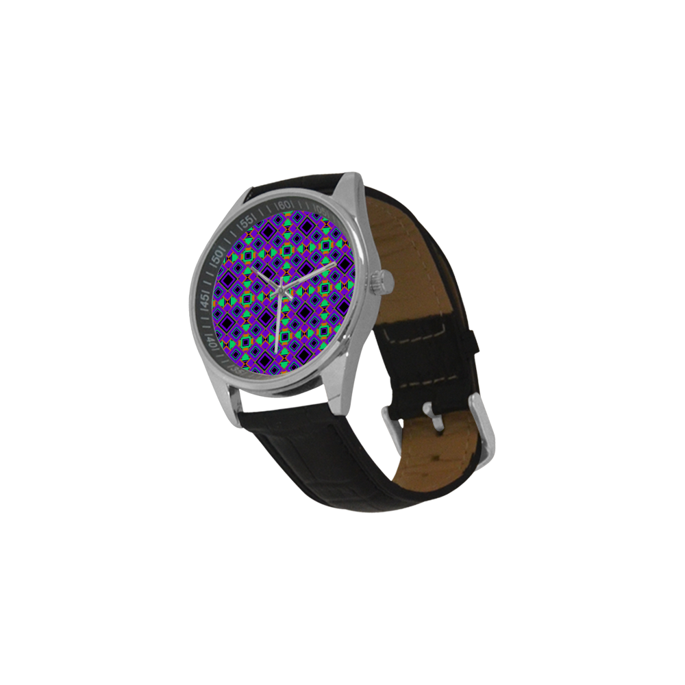 Retro Men's Casual Leather Strap Watch(Model 211)