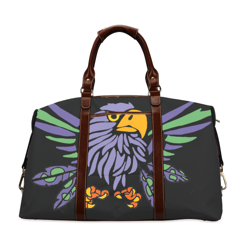 Eagle and Feathers Abstract Classic Travel Bag (Model 1643)