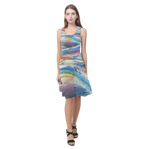 Ocean Reflection by rokinronda Atalanta Casual Sundress(Model D04)