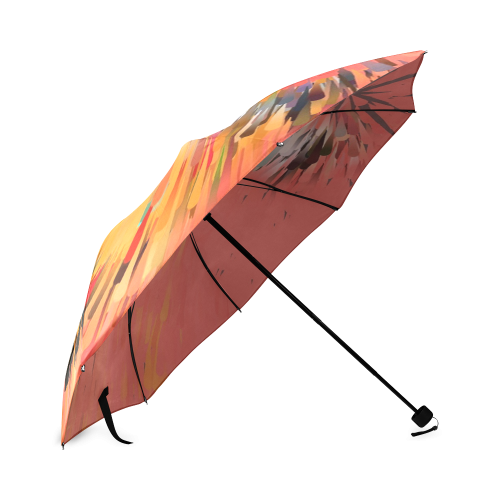 Orange Dream by Artdream Foldable Umbrella (Model U01)