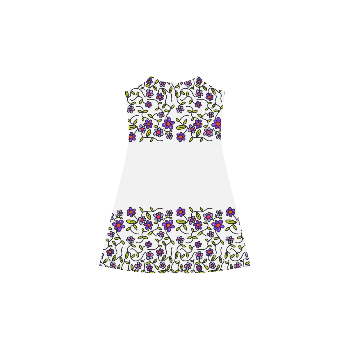 Floral Alcestis Slip Dress (Model D05)