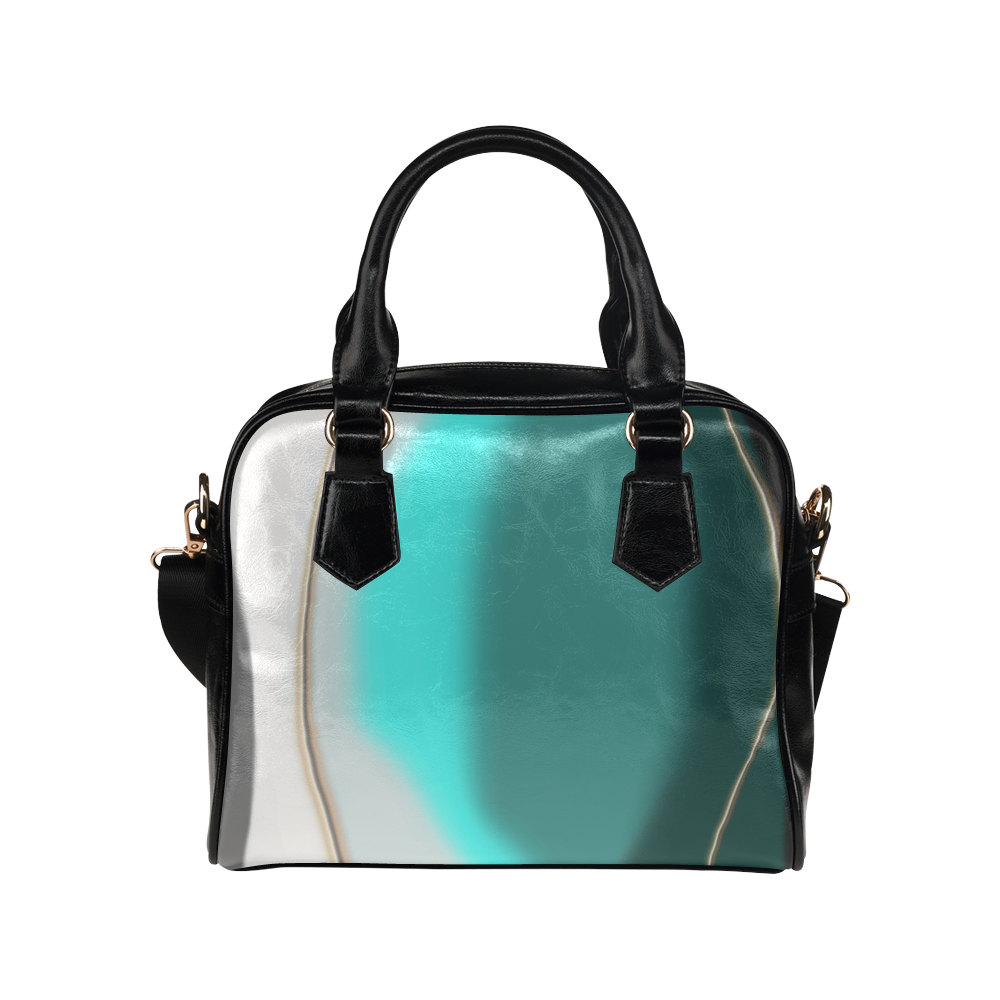 Abstract Shoulder Handbag (Model 1634)