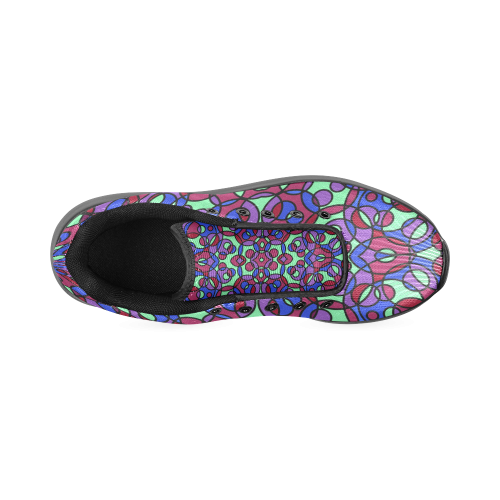 Kaleidoscope circles Men’s Running Shoes (Model 020)