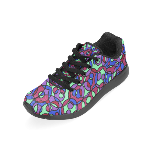 Kaleidoscope circles Men’s Running Shoes (Model 020)